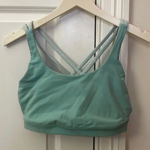 lululemon athletica Sports Bra in Light Green